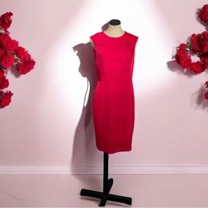 The Limited Red Midi Dress